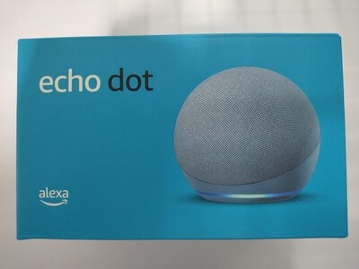 Amazon Echo Dot 4th Gen, Alexa Smart Speaker, Blue Amazon Echo Dot 4th Gen, Alexa Smart Speaker, Blue
