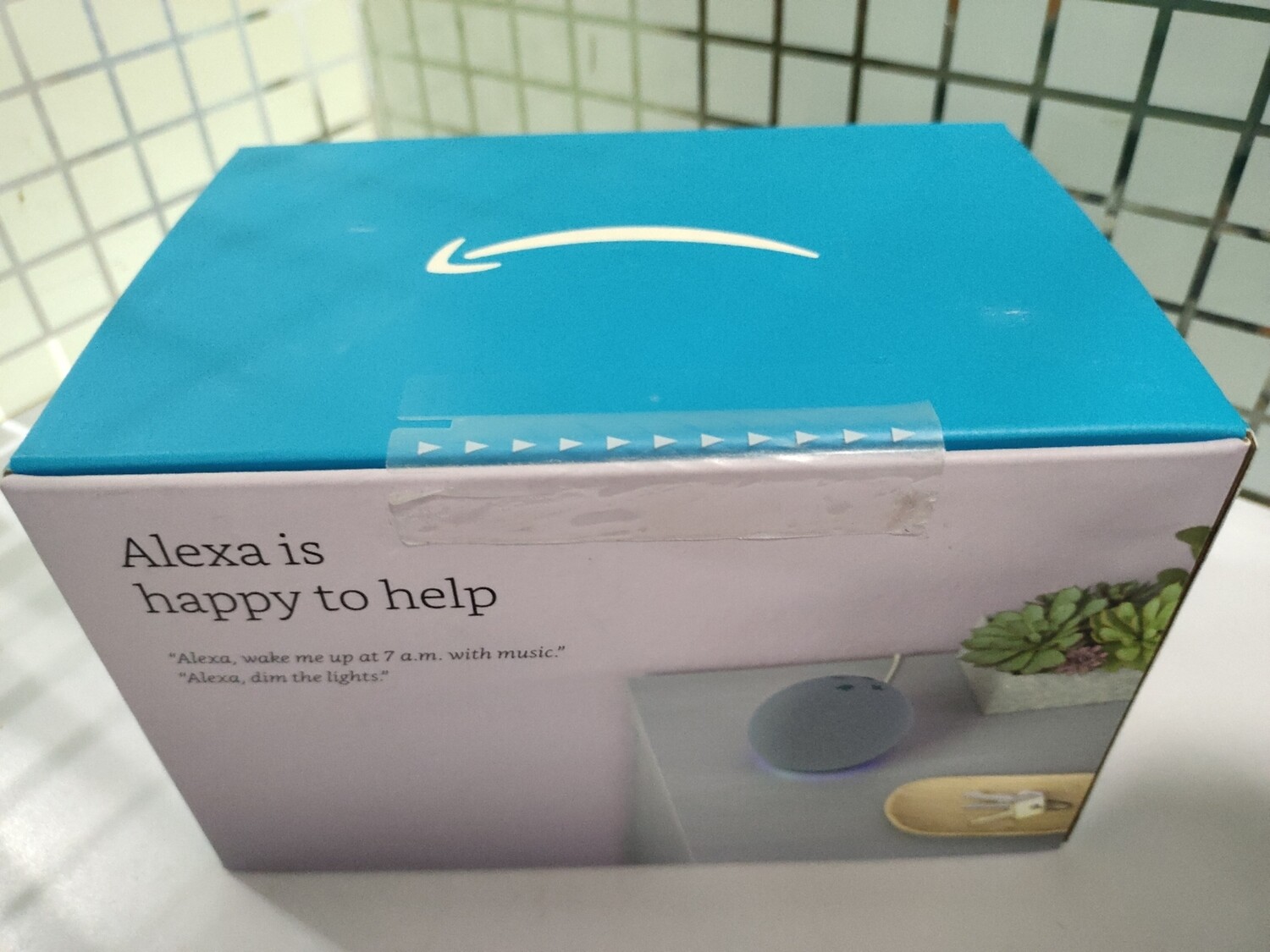 Amazon Echo Dot 4th Gen, Alexa Smart Speaker, Blue