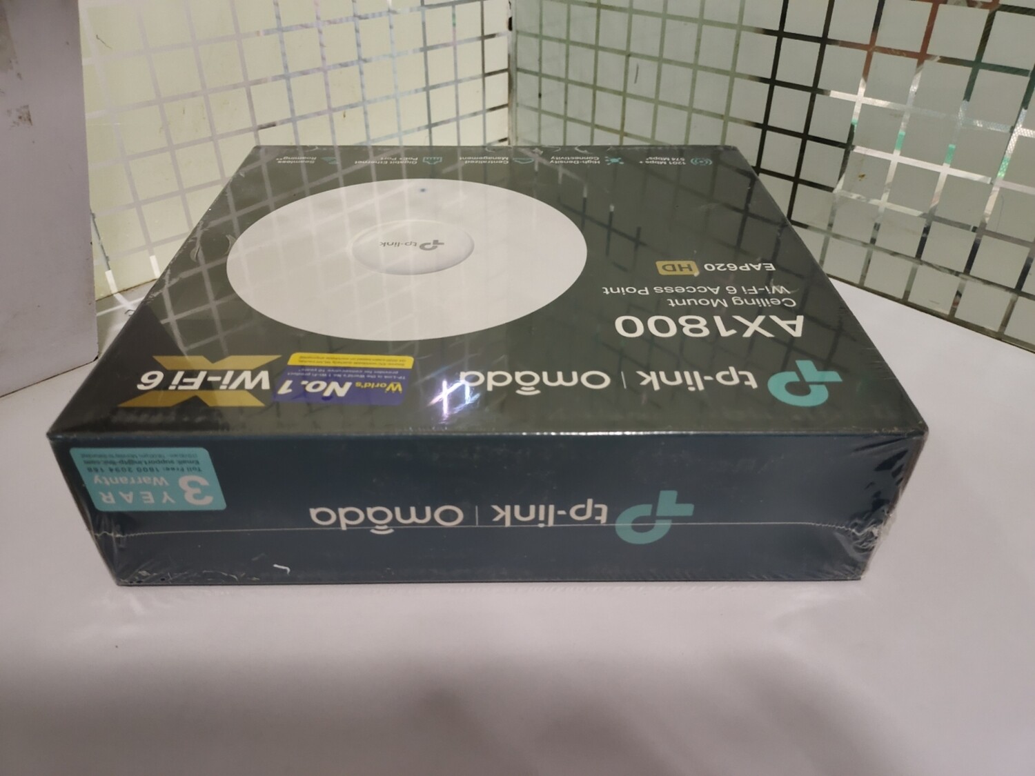 TP-Link EAP620 HD AX1800 WiFi 6 Wireless Dual Band Ceiling Mount Access Point