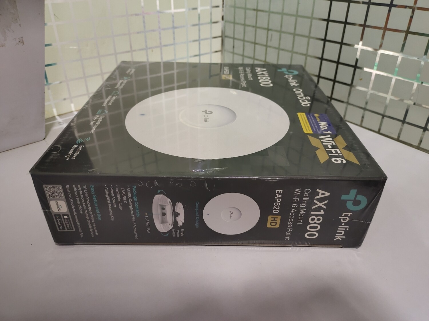 TP-Link EAP620 HD AX1800 WiFi 6 Wireless Dual Band Ceiling Mount Access Point