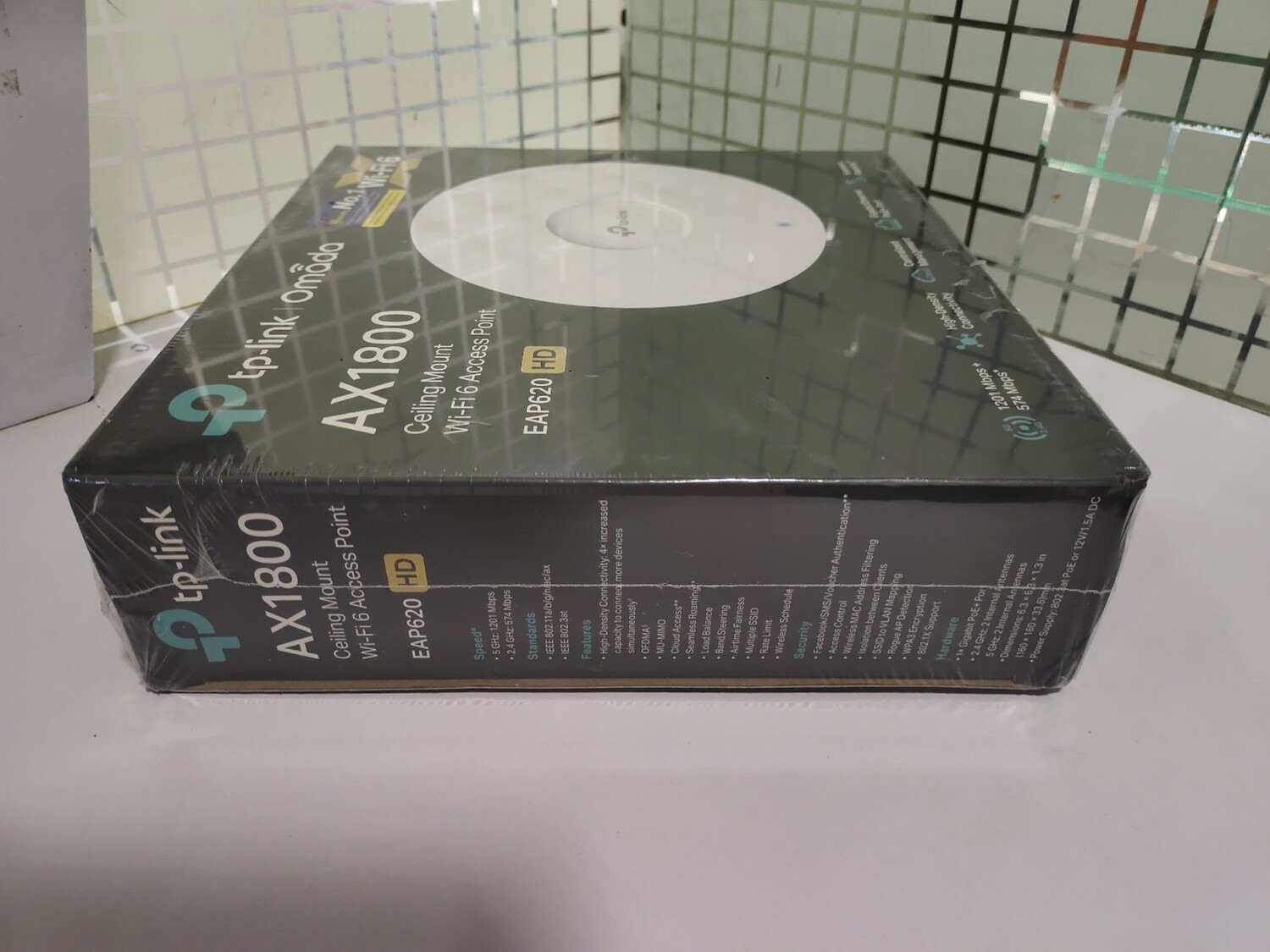 TP-Link EAP620 HD AX1800 WiFi 6 Wireless Dual Band Ceiling Mount Access Point