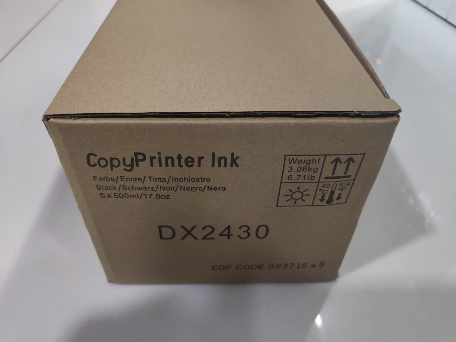 Copy Printer DX 2430 Digital Duplicator Black Ink, Pack of 5 Copy Printer DX 2430 Digital Duplicator Black Ink, Pack of 5
