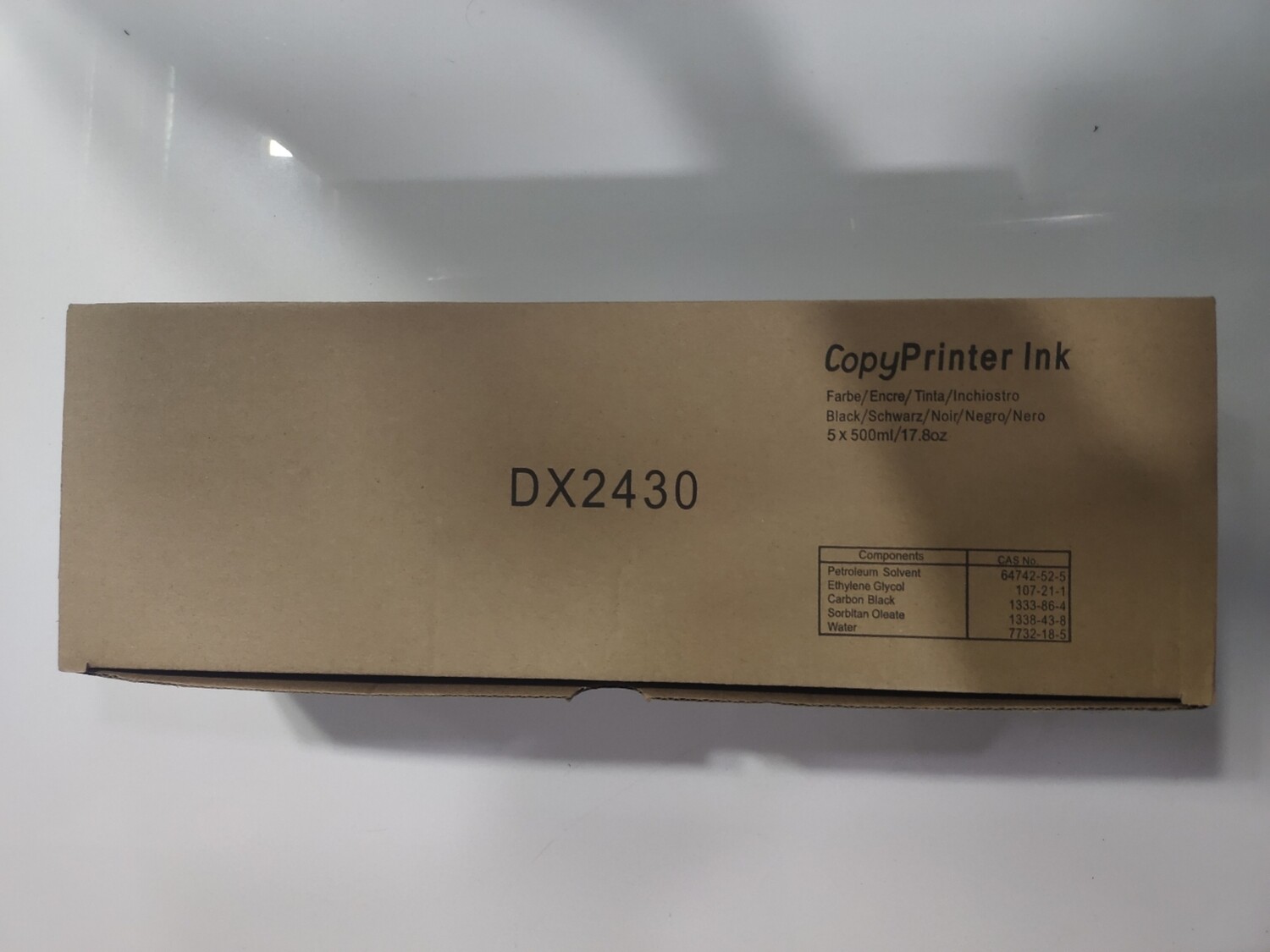 Copy Printer DX 2430 Digital Duplicator Black Ink, Pack of 5 Copy Printer DX 2430 Digital Duplicator Black Ink, Pack of 5