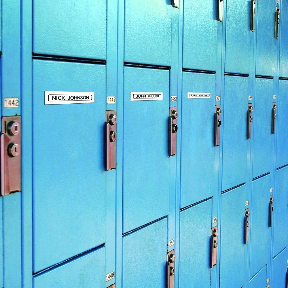 Casio XR-18WE1 Black on White 18mm Label Tape Casio XR-18WE1 Black on White 18mm Label Tape