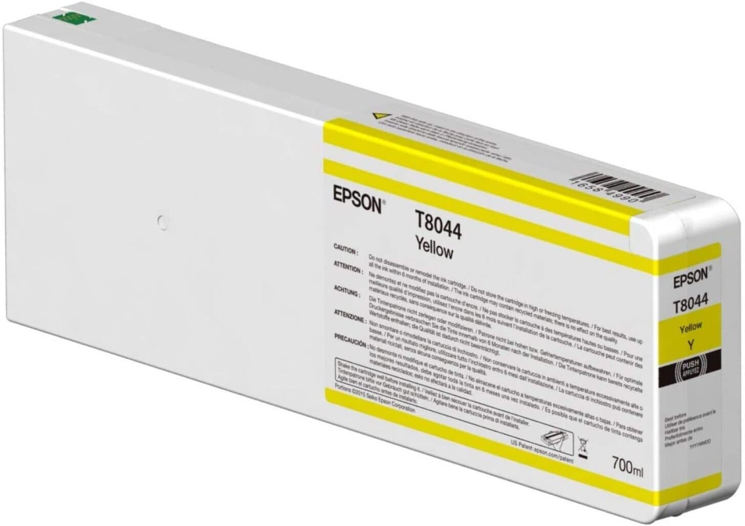 Epson T8044 Yellow Ink Cartridge, 700ml Epson T8044 Yellow Ink Cartridge, 700ml