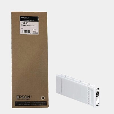 Epson T8048 Matte Black Ink Cartridge, 700ml