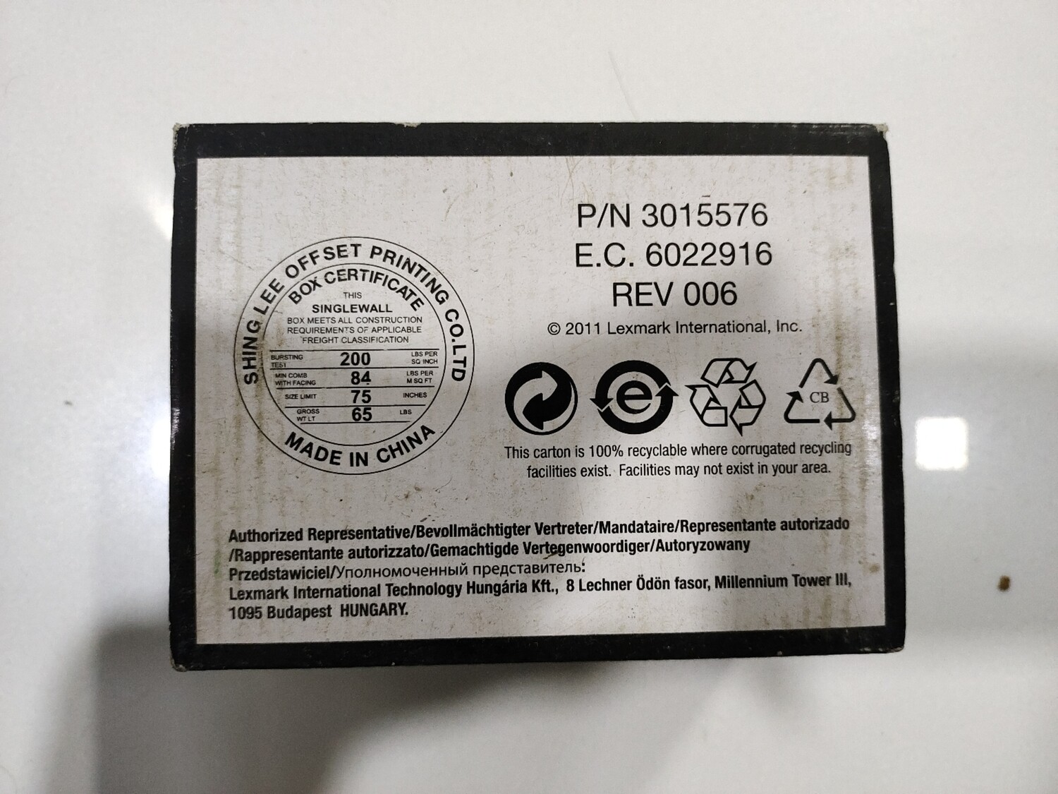 Lexmark C540A1YG Yellow Toner Cartridge Lexmark C540A1YG Yellow Toner Cartridge