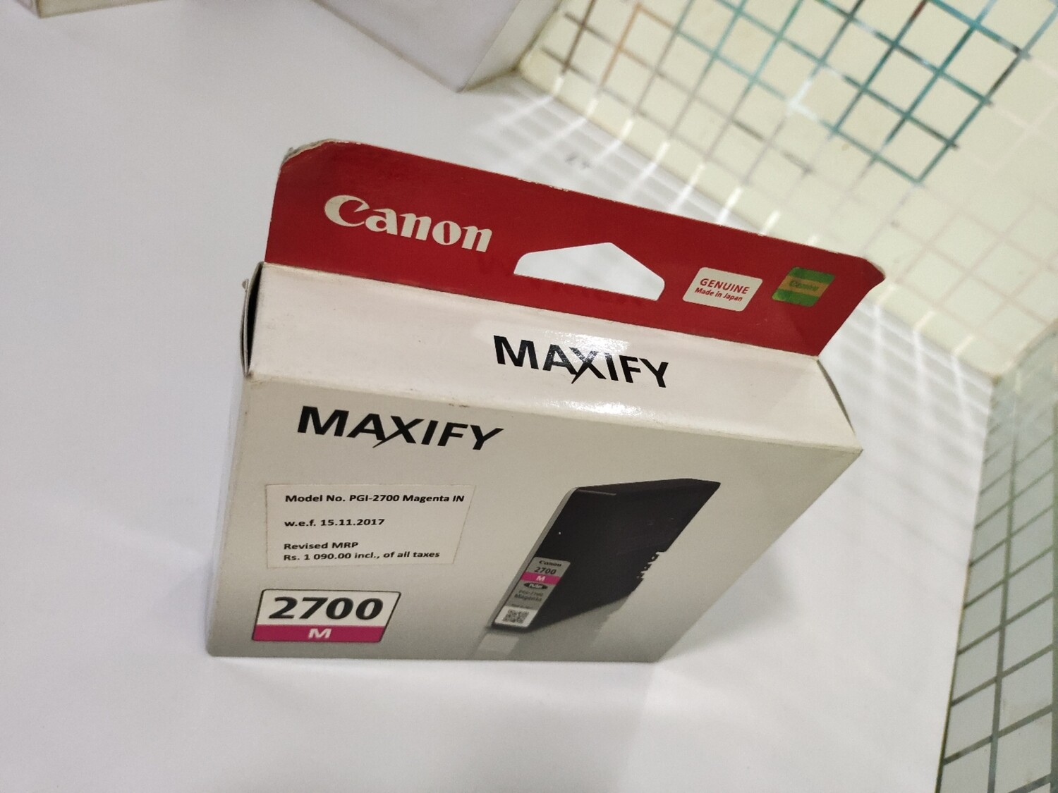 Canon Maxify 2700 Magenta Ink Cartridge, 9.6ml