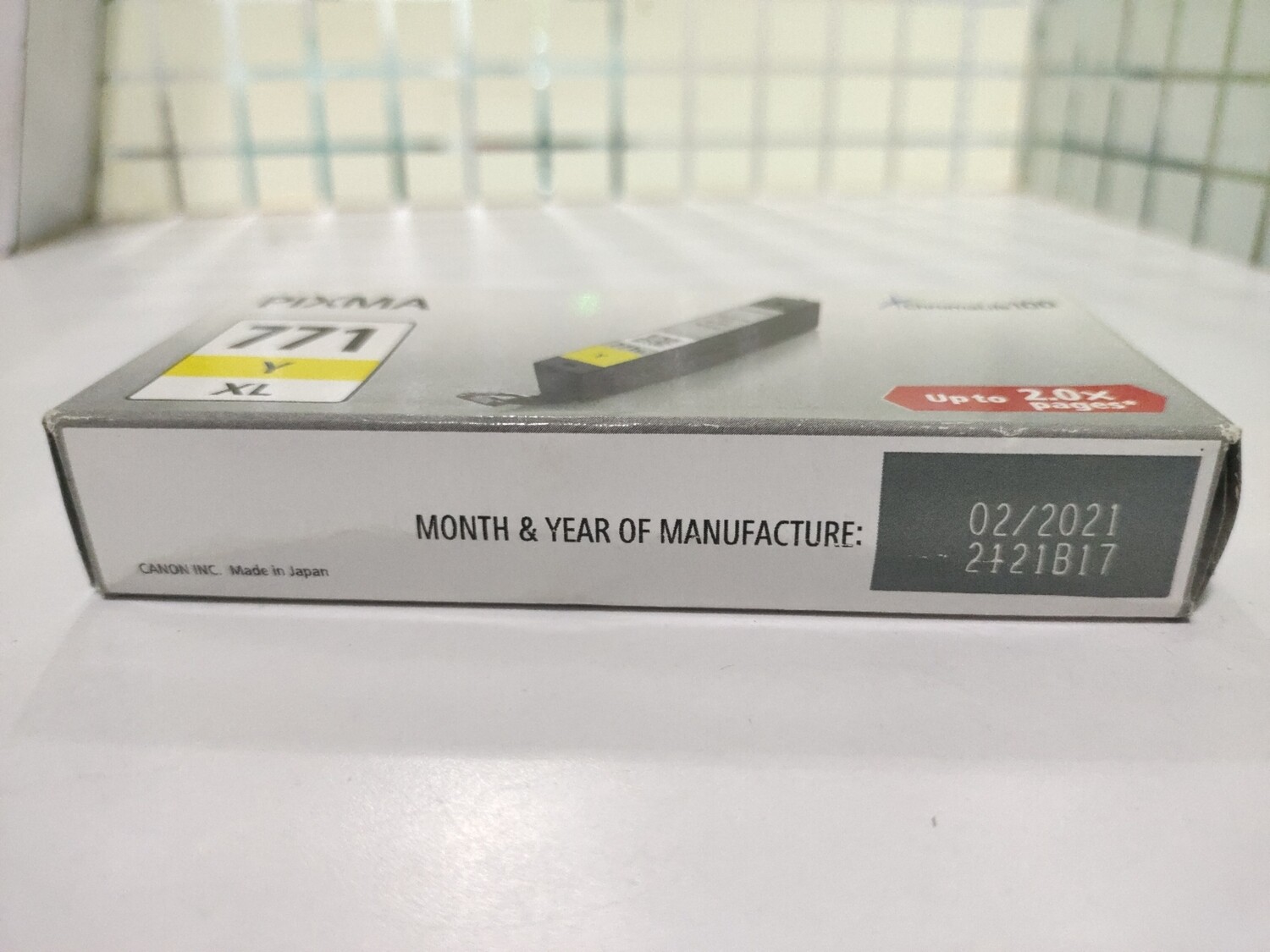 Canon Pixma 771XL Ink Cartridge, Yellow