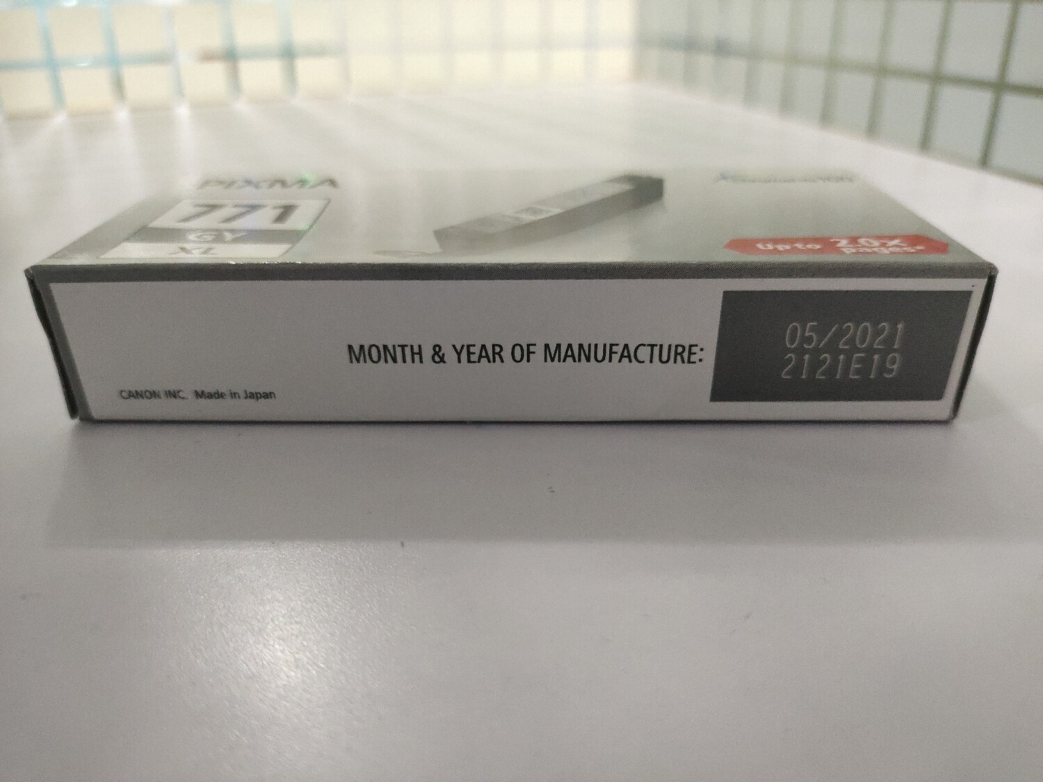 Canon Pixma 771XL Ink Cartridge, Gray