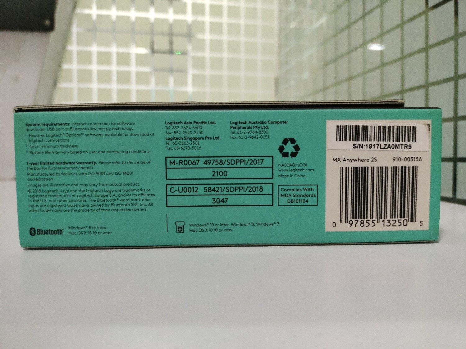 Logitech MX Anywhere 2s Wireless Mouse