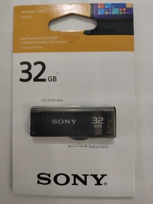 Sony 32GB Pen Drive (GR / Black)