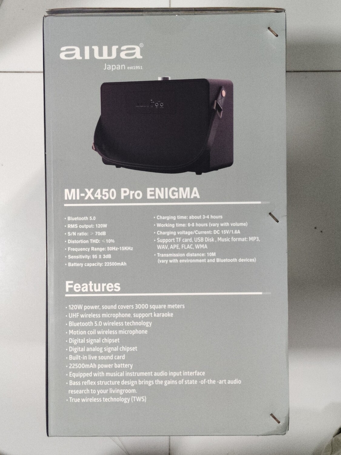 Aiwa MI-X450 Pro Enigma high Efficiency Audio with Retro Styling