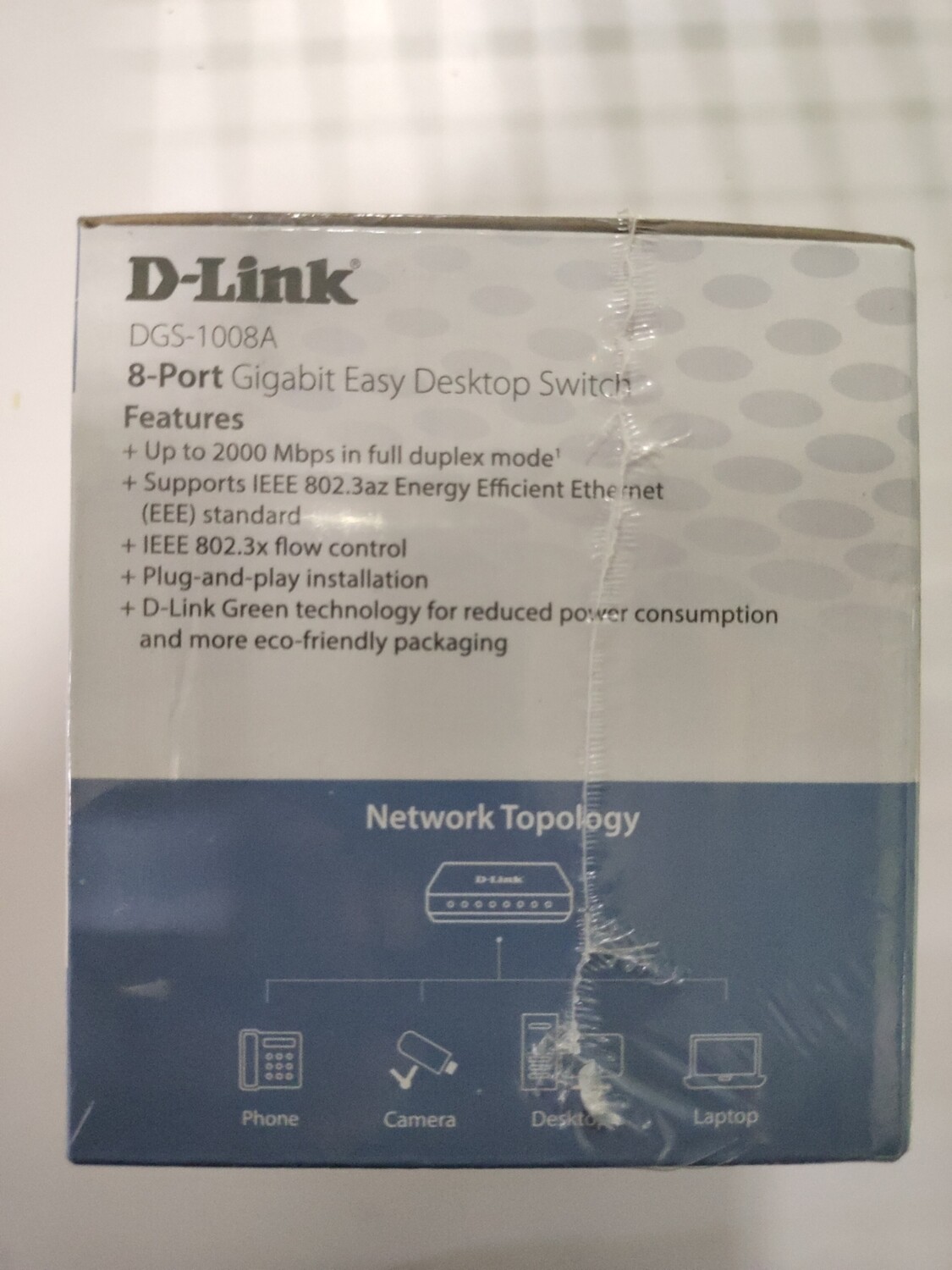 D-Link DGS-1008A 8-Port Gigabit Desktop Switch D-Link DGS-1008A 8-Port Gigabit Desktop Switch