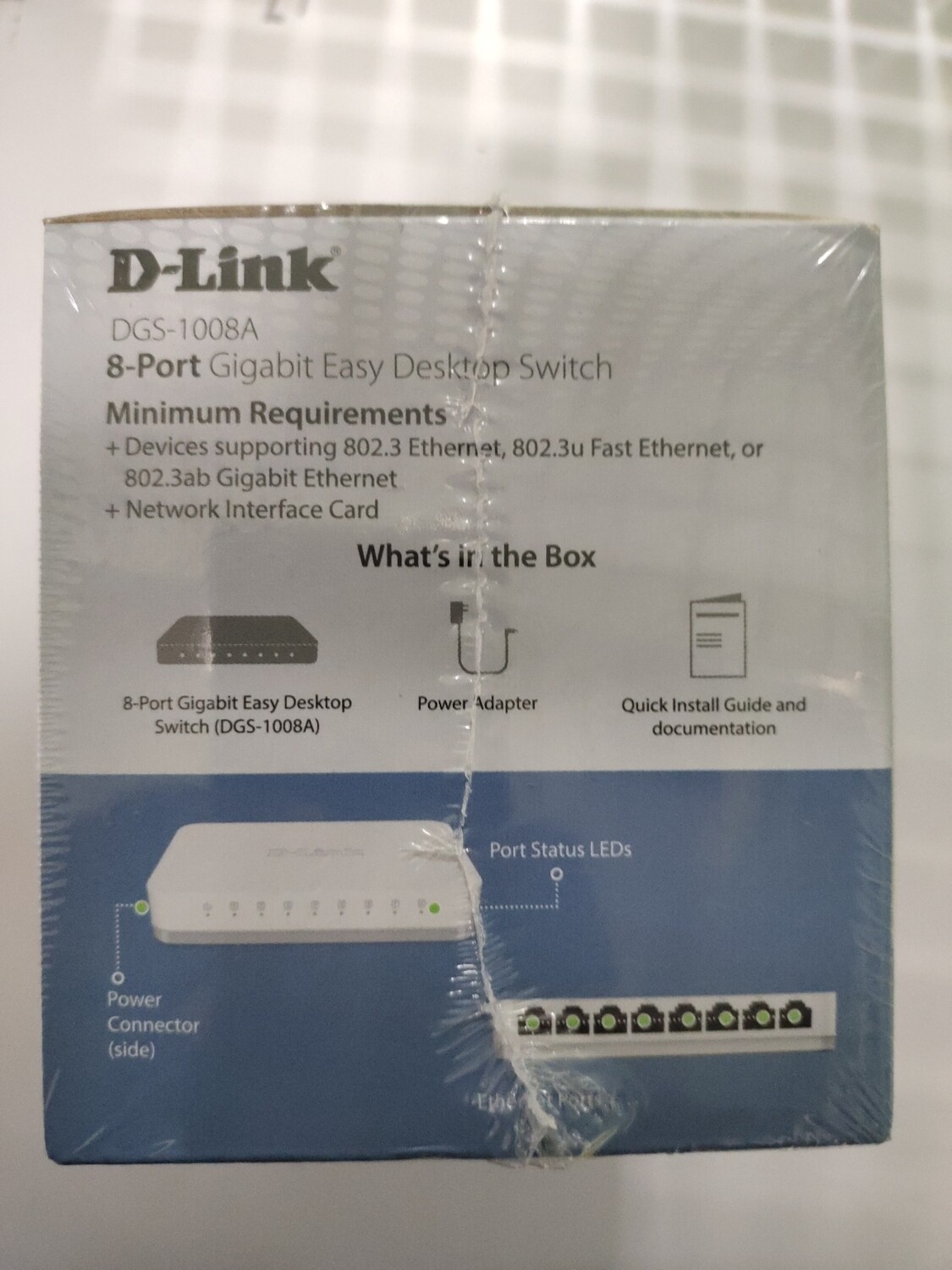 D-Link DGS-1008A 8-Port Gigabit Desktop Switch D-Link DGS-1008A 8-Port Gigabit Desktop Switch