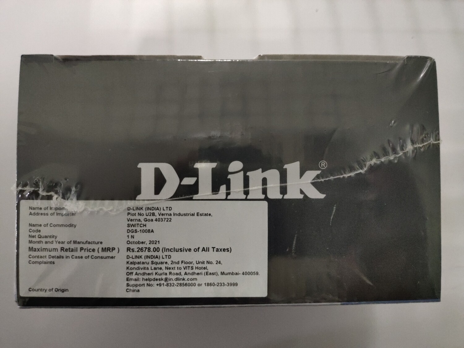 D-Link DGS-1008A 8-Port Gigabit Desktop Switch D-Link DGS-1008A 8-Port Gigabit Desktop Switch