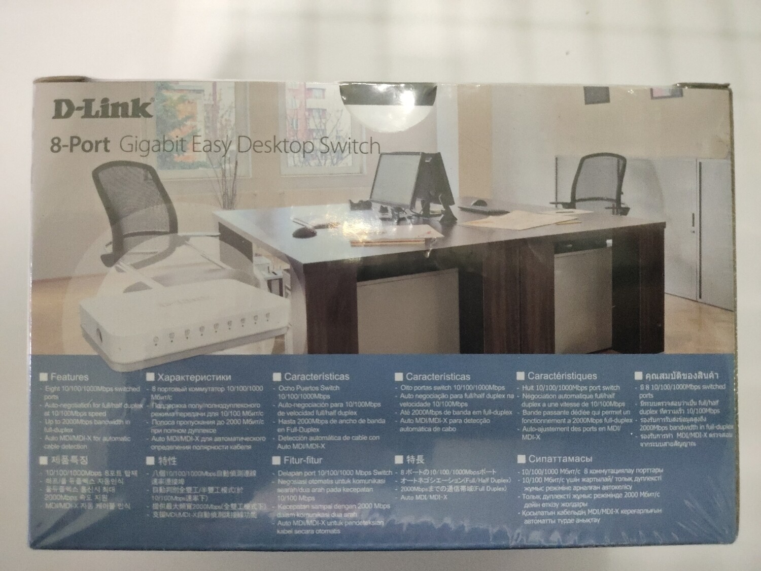 D-Link DGS-1008A 8-Port Gigabit Desktop Switch D-Link DGS-1008A 8-Port Gigabit Desktop Switch