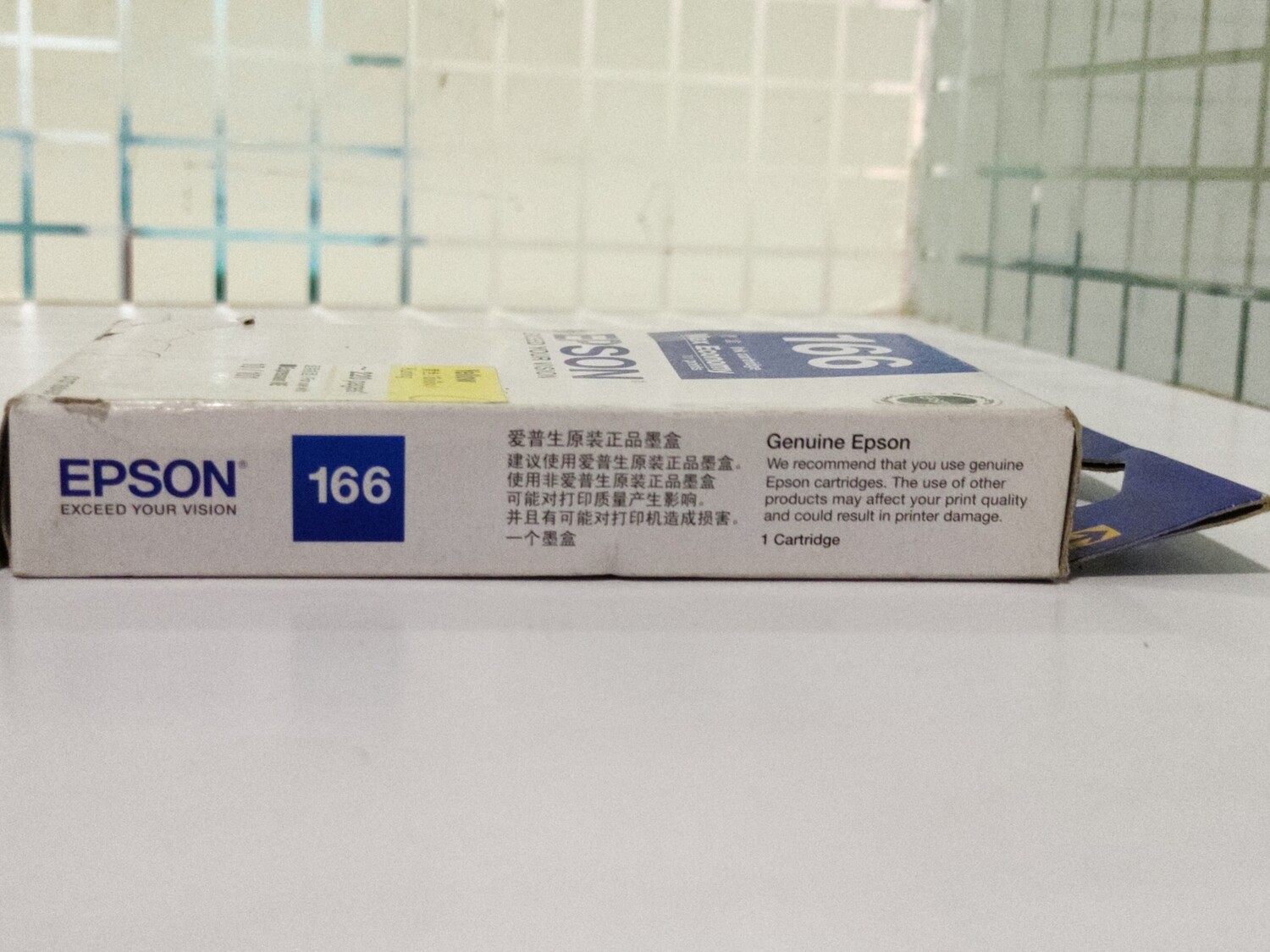 Epson 166 Ink Cartridge, Yellow