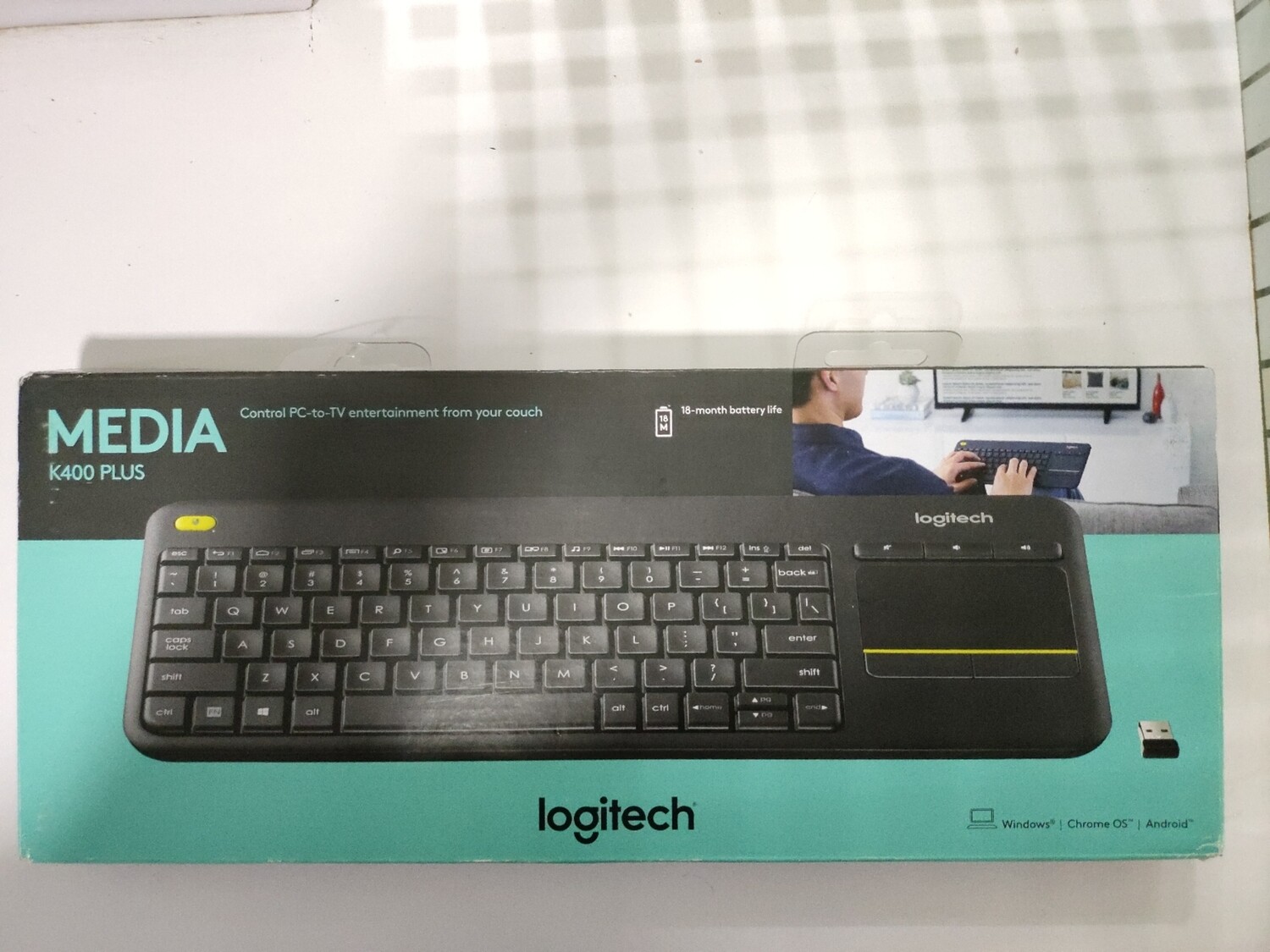 Logitech K400 Plus Wireless Touch Keyboard Logitech K400 Plus Wireless Touch Keyboard