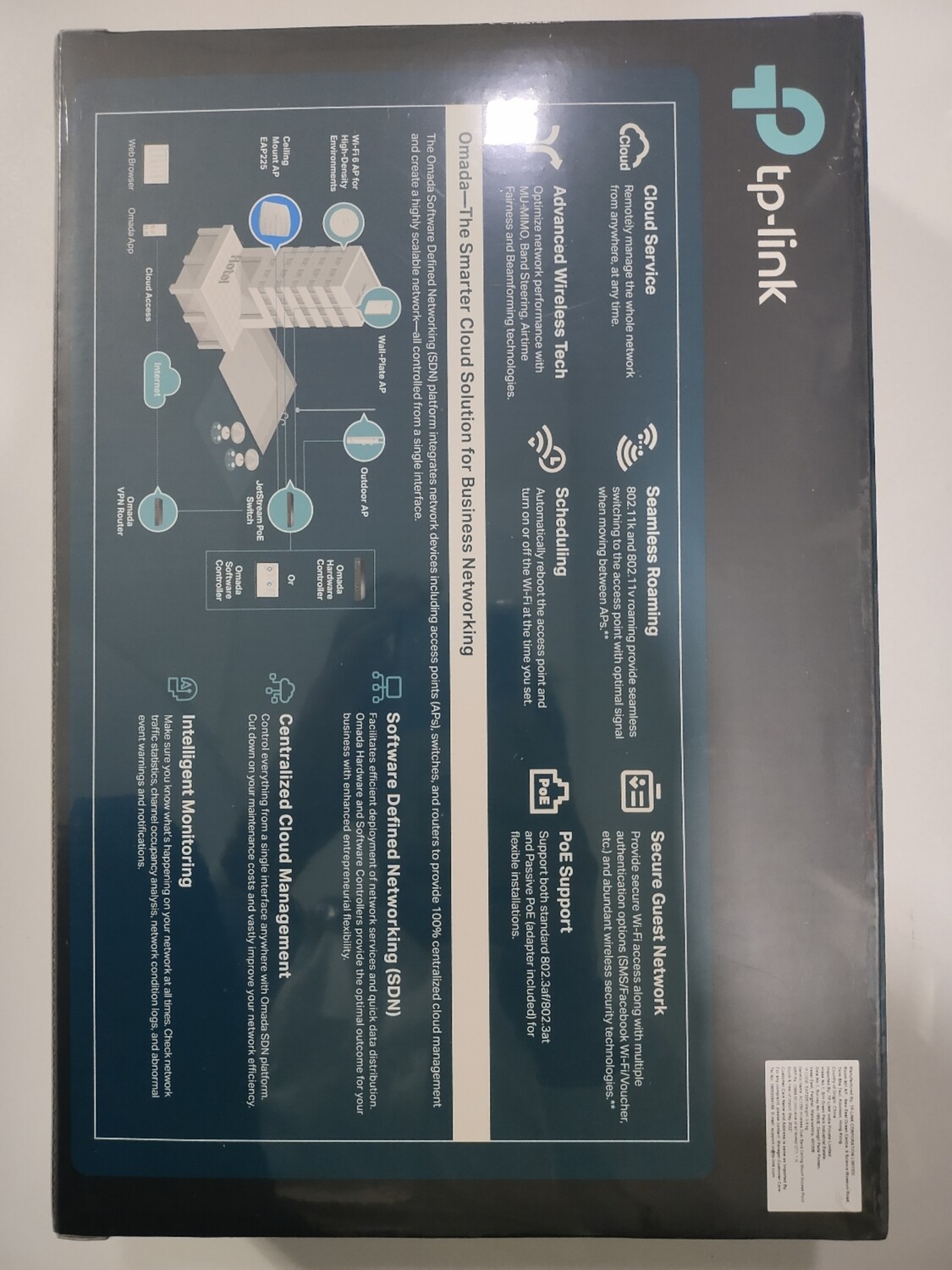 New, TP-Link AC1350 EAP225 Gigabit Ceiling Mount Access Point New, TP-Link AC1350 EAP225 Gigabit Ceiling Mount Access Point