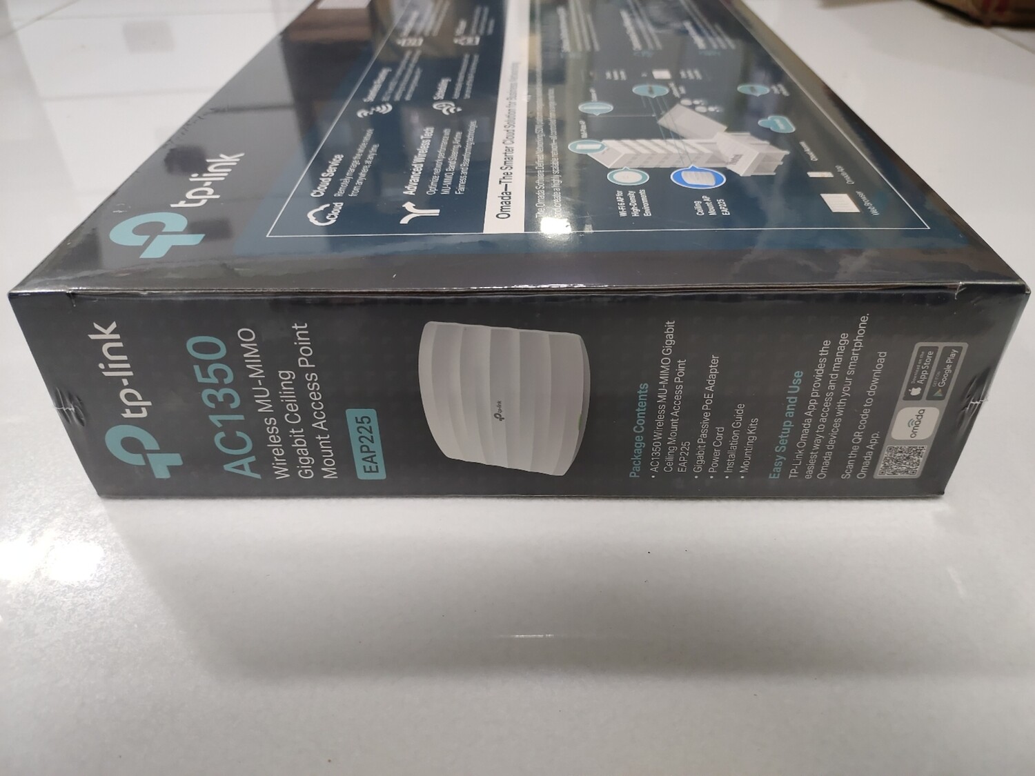 New, TP-Link AC1350 EAP225 Gigabit Ceiling Mount Access Point New, TP-Link AC1350 EAP225 Gigabit Ceiling Mount Access Point