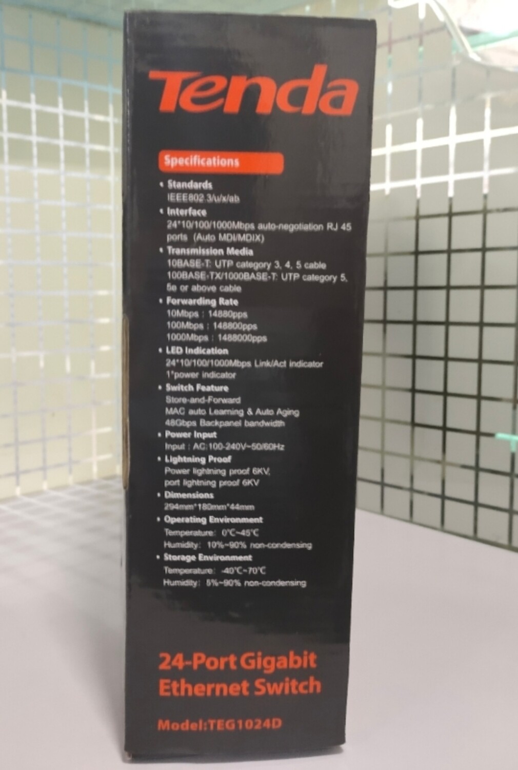 Tenda TEG1024D 24 Port 10/100/1000 Mbps Gigabit Switch