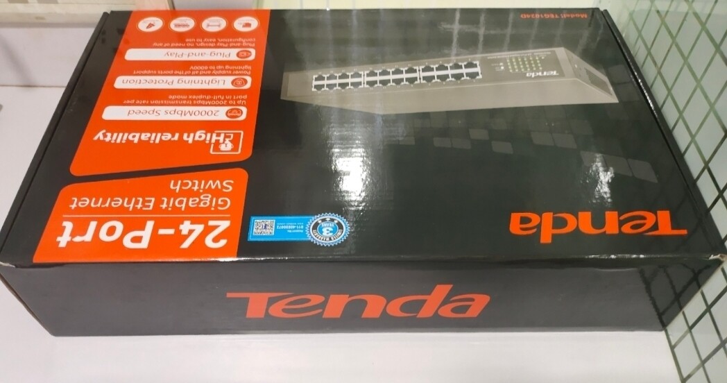 Tenda TEG1024D 24 Port 10/100/1000 Mbps Gigabit Switch
