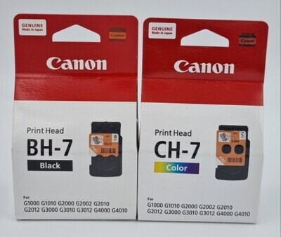 Canon BH-7 Black / CH-7 Tri-Color Printhead, Combo Pack