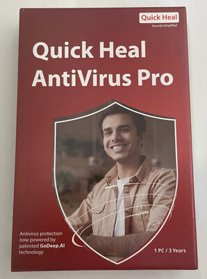 1 User, 3 Year, Quick Heal Antivirus Pro