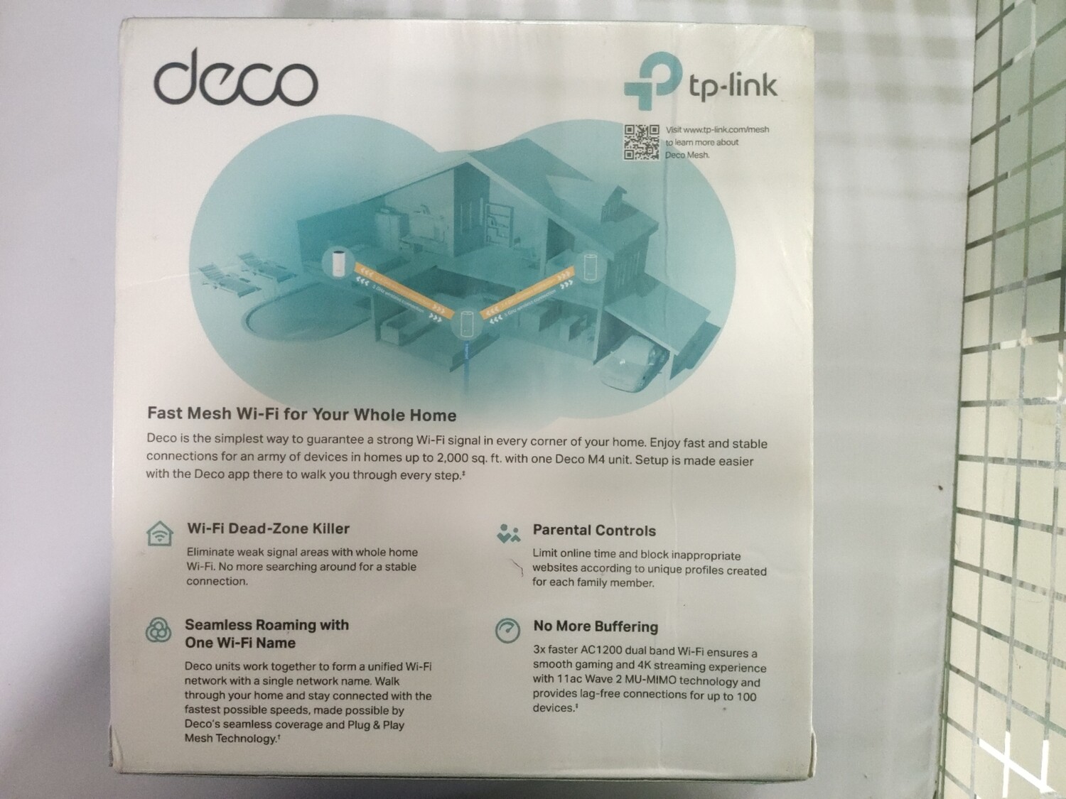 TP-Link Deco M4 AC1200 Whole Home Mesh Wi-Fi System TP-Link Deco M4 AC1200 Whole Home Mesh Wi-Fi System