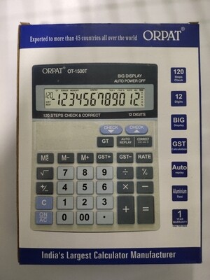 Orpat OT-1500T Check and Correct Desktop Calculator