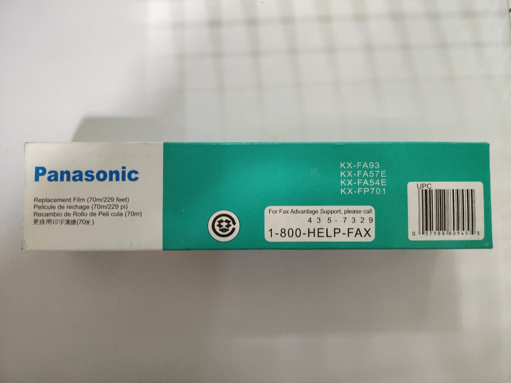 Panasonic KX-FA93 KX-FA57E, KX-FA54E, KX-FP701 Fax Film TTR Roll - Rs.450