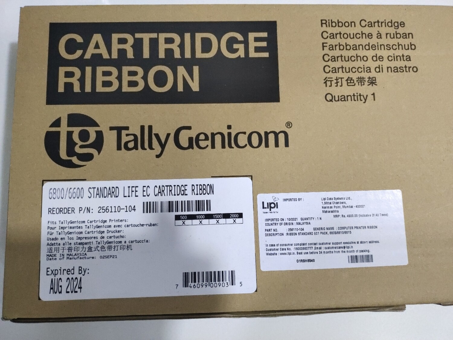 Tally Genicom 6600, 6800 Ribbon, 9k