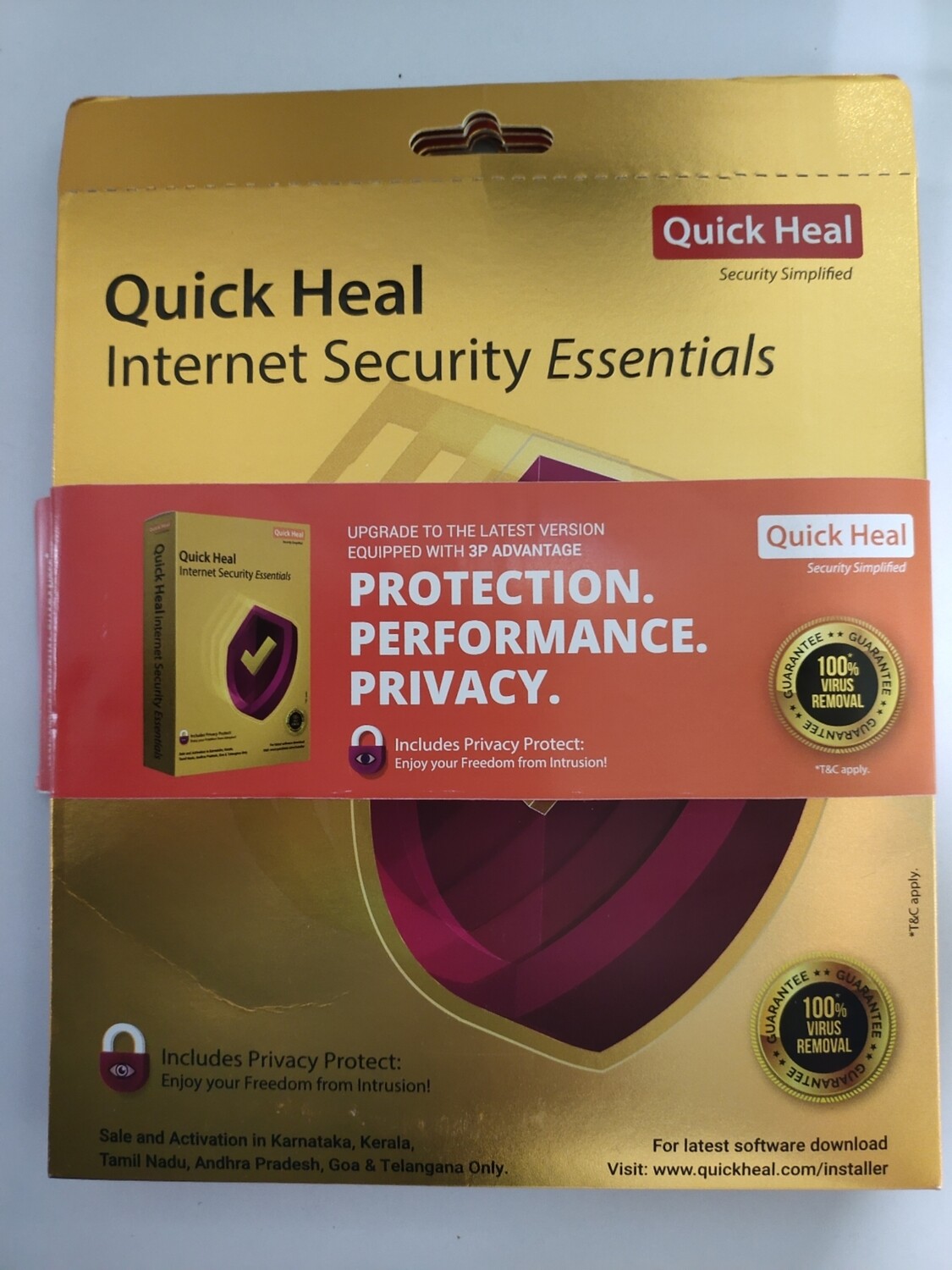 New, 5 User, 1 Year, Quick Heal Internet Security Essentials