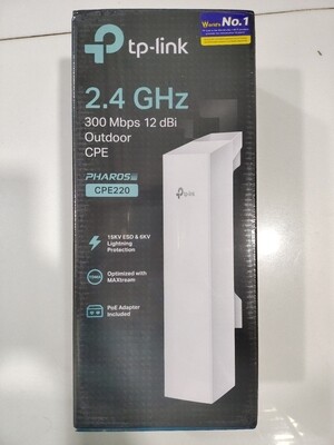 TP Link CPE220 2.4GHz 300Mbps 12dBi Outdoor Access Point