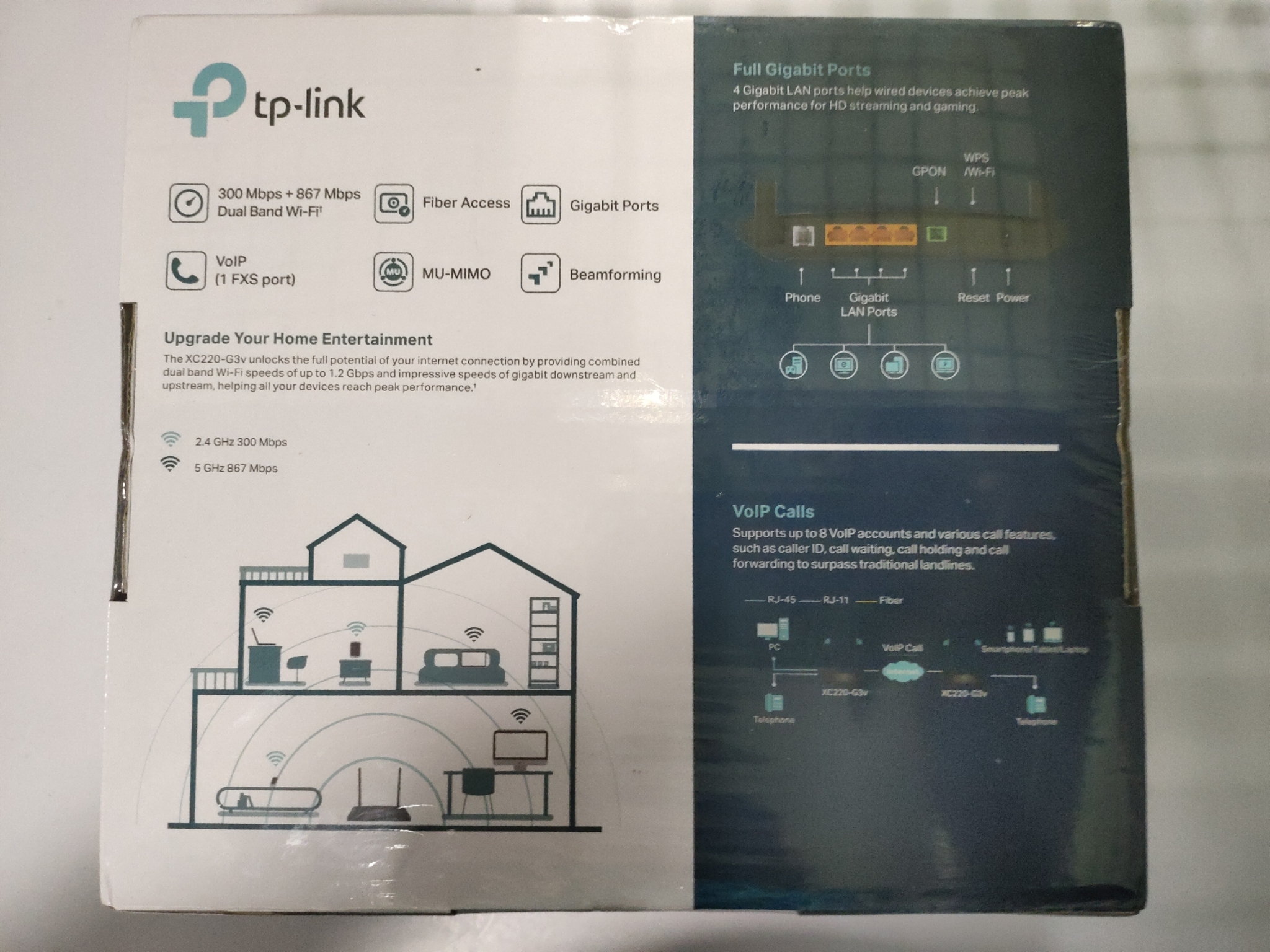 Tp Link Xc2 G3v Ac10 Wireless Voip Gpon Router Rs 2550