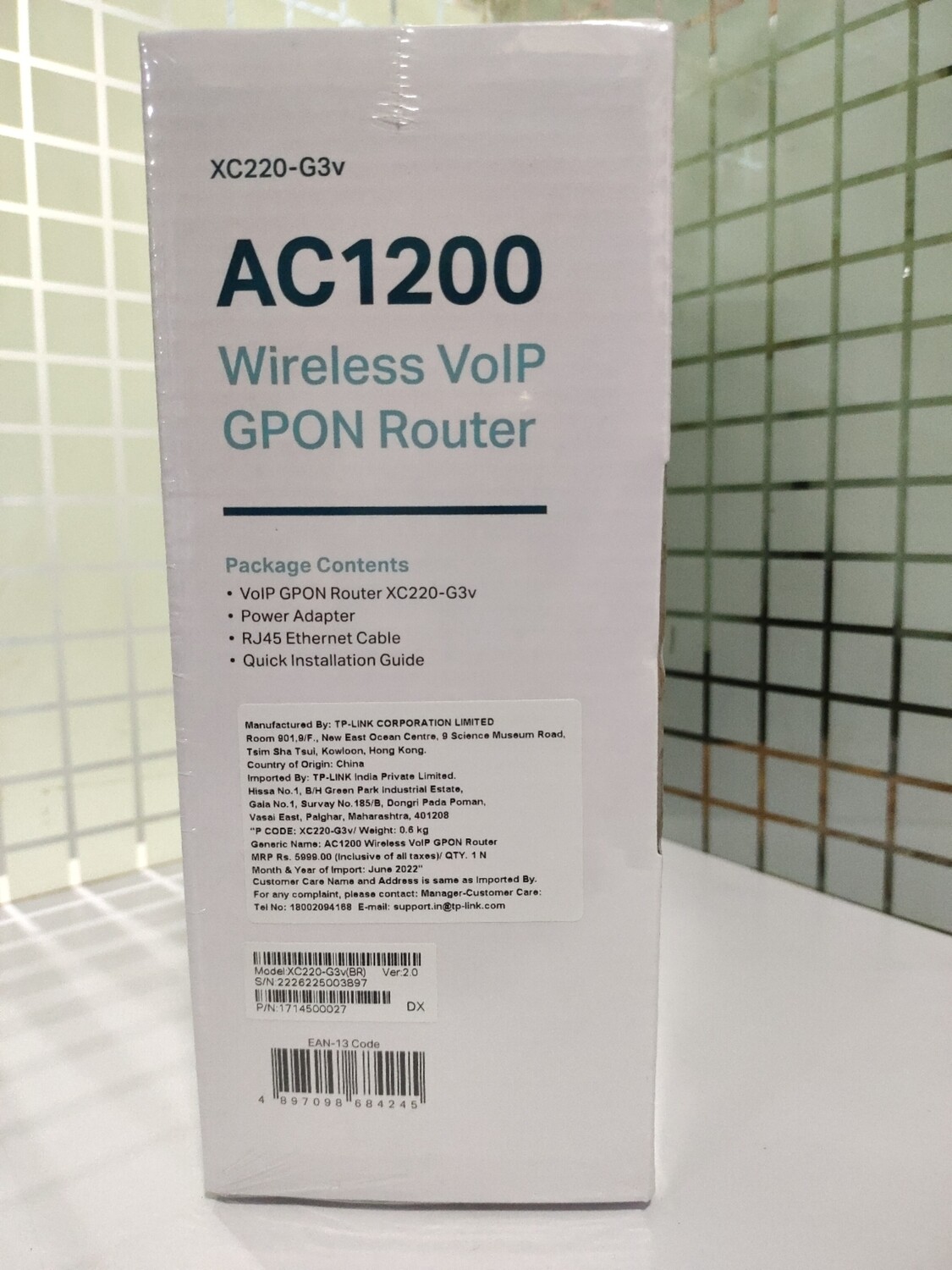 Tp Link Xc2 G3v Ac10 Wireless Voip Gpon Router Rs 2550