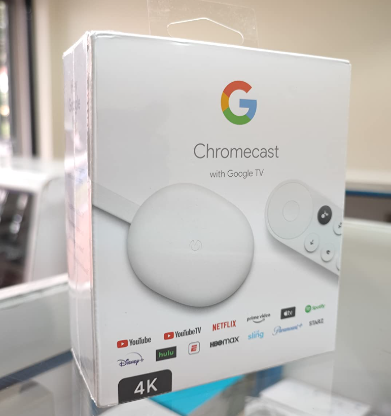 Google Chromecast with TV 4K Streaming Device – Rs.6490 – LT Online Store