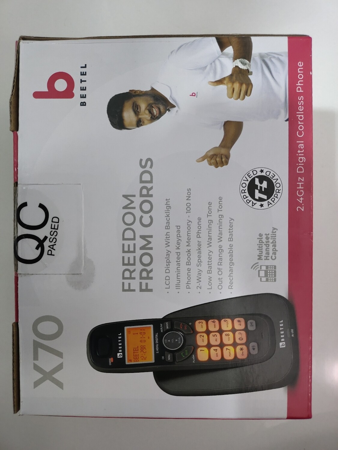 Beetel X70 Cordless Landline Phone Black Beetel X70 Cordless Landline Phone Black