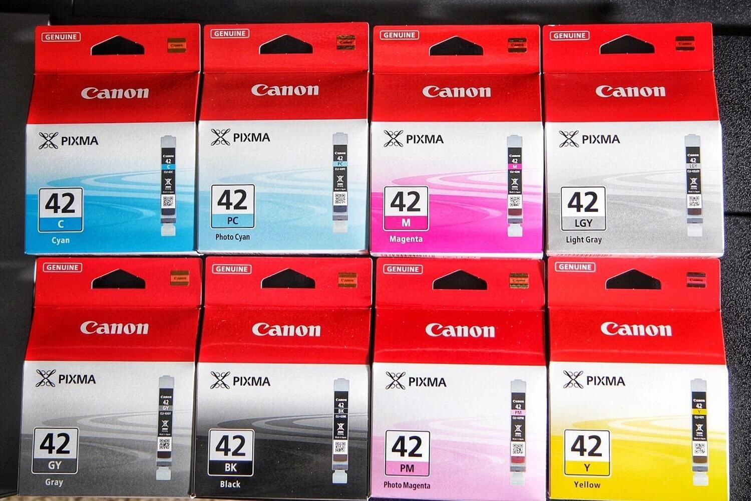 Canon Pixma CLI-42 Ink Cartridge, Pack of 8pis for Pro-100 Canon Pixma CLI-42 Ink Cartridge, Pack of 8pis for Pro-100