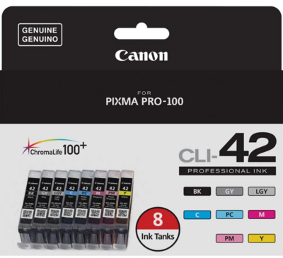 Canon Pixma 42 Ink Cartridge, Pack of 8pis for Pro-100