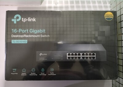 TP-Link SG1016D 16-Port Gigabit Desktop/Rackmount Switch