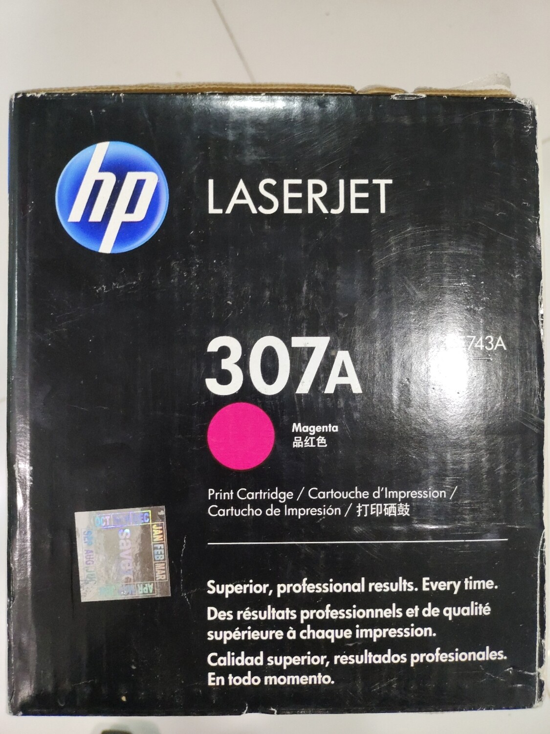 HP CE743A 307A Magenta Toner Cartridge