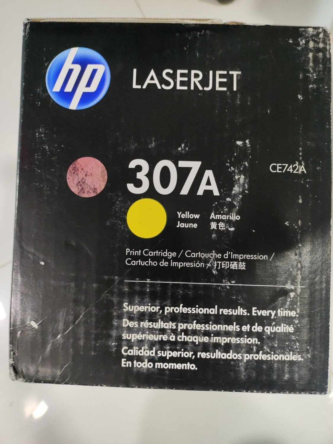 HP CE742A 307A Yellow Toner Cartridge