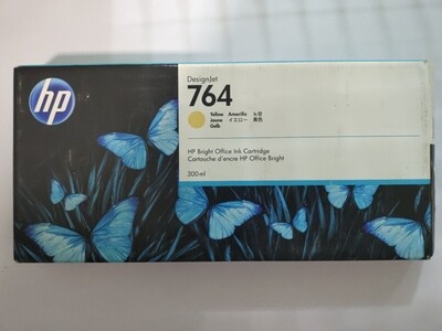 HP DesignJet 764 / 764B Yellow Ink Cartridge, 300ml