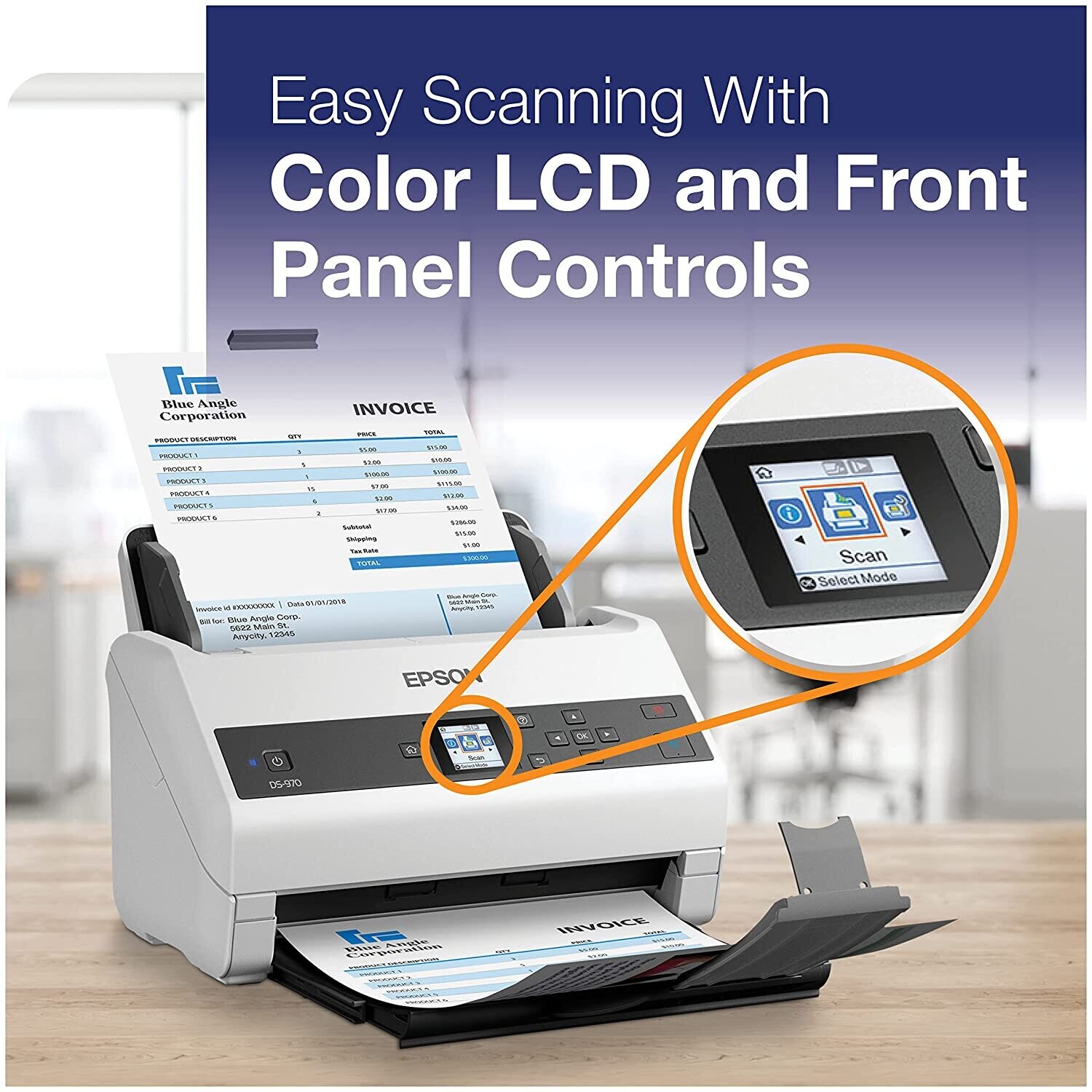 Epson Workforce DS-970 Sheetfed Scanner