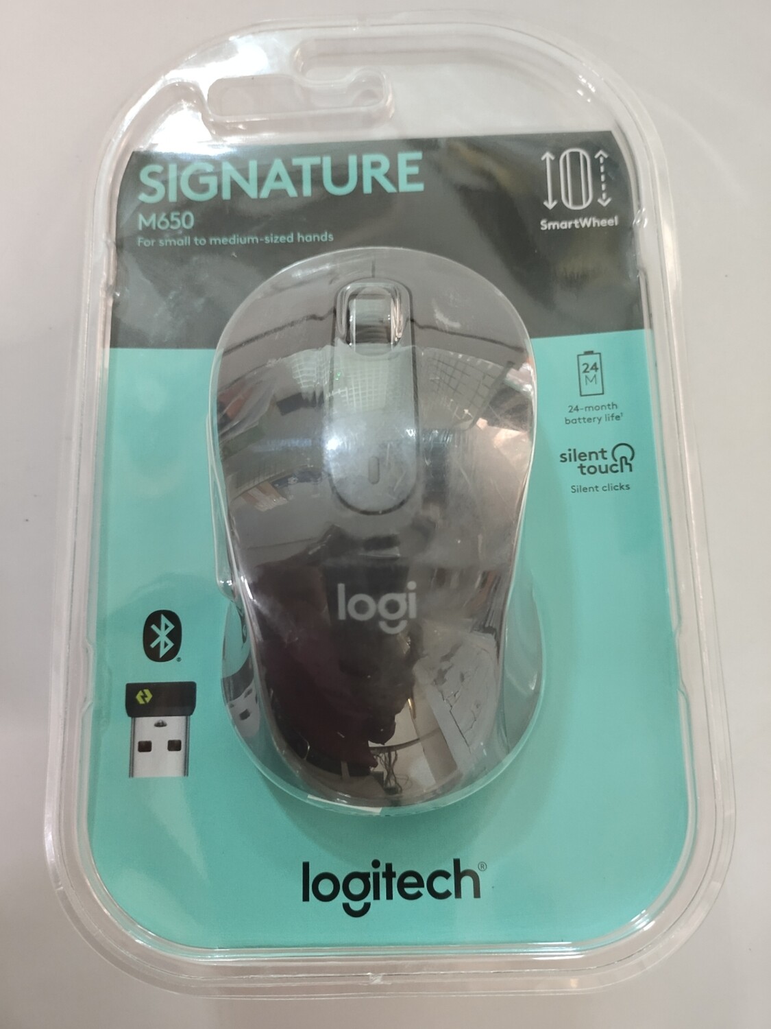 Logitech Signature M650 Wireless Mouse , Graphite