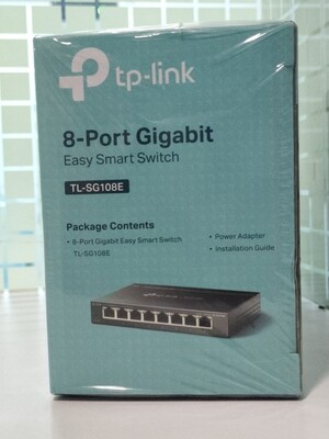 TP Link SG108E 8-Port Gigabit Easy Smart Switch