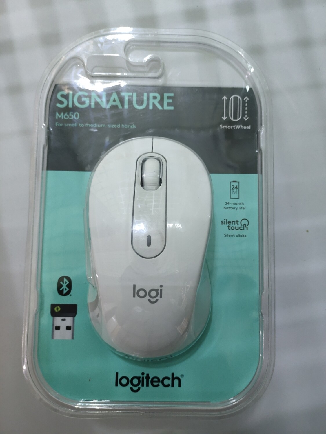 Logitech Signature M650 Wireless Mouse , Off-White Logitech Signature M650 Wireless Mouse , Off-White