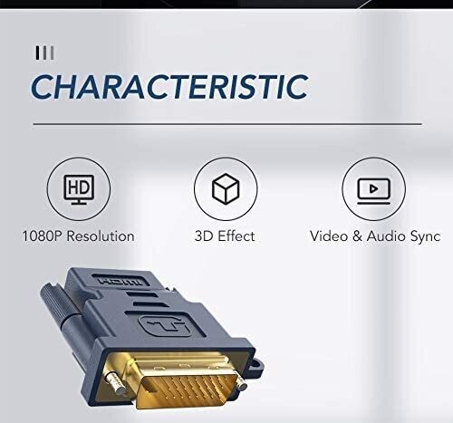 DVI To HDMI Converter (24+1) Pin DVI To HDMI Converter (24+1) Pin